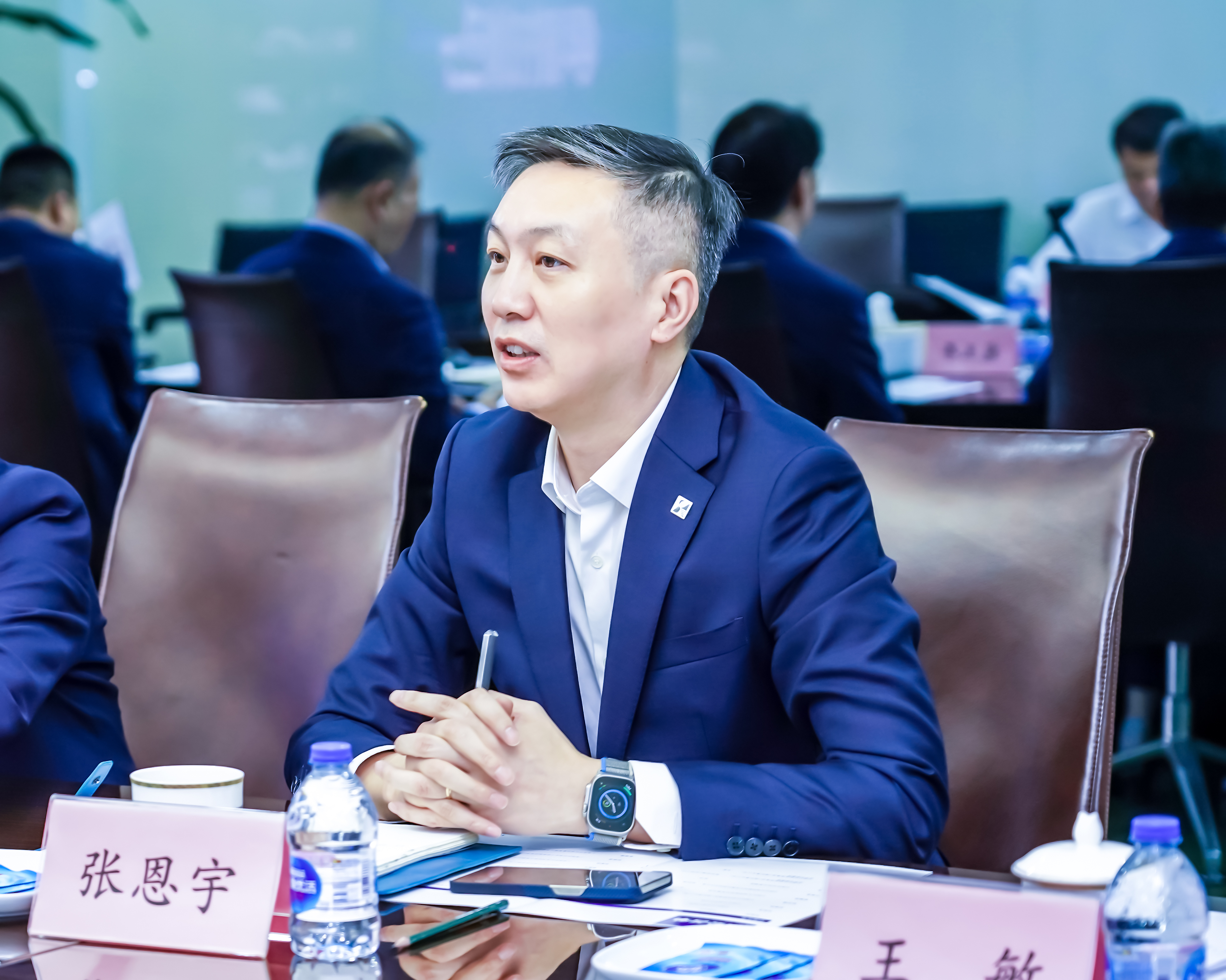 中国石化领导刘会友、张建阔一行莅临凯发参观考察(图8)